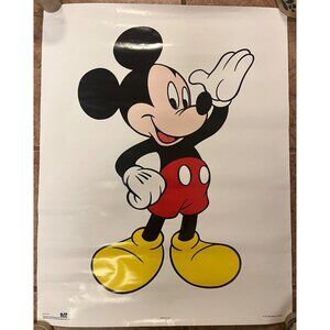 Vintage Mickey Mouse Classic Pose Poster OSP #28-053 28x22 Disney ca1980s USA